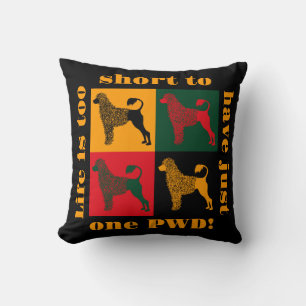The smart Portuguese water dog Cushion