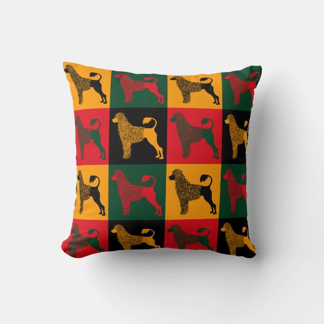 The smart Portuguese water dog  Cushion (Front)