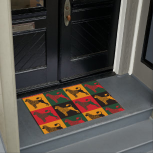 The smart Portuguese water dog Doormat