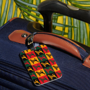 The smart Portuguese water dog  Luggage Tag