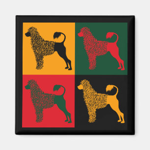 The smart Portuguese water dog  Magnet