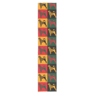The smart Portuguese water dog Short Table Runner
