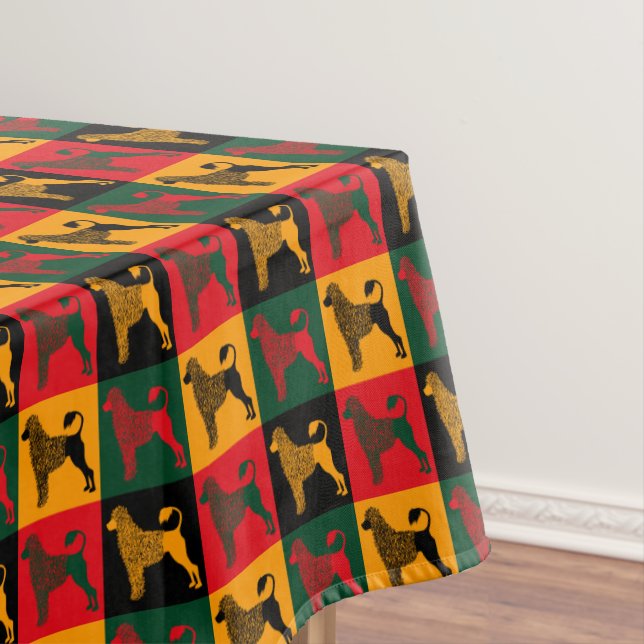 The smart Portuguese water dog  Tablecloth (In Situ)