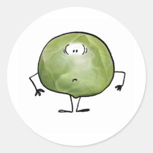 THE SMELLY SPROUT CLASSIC ROUND STICKER