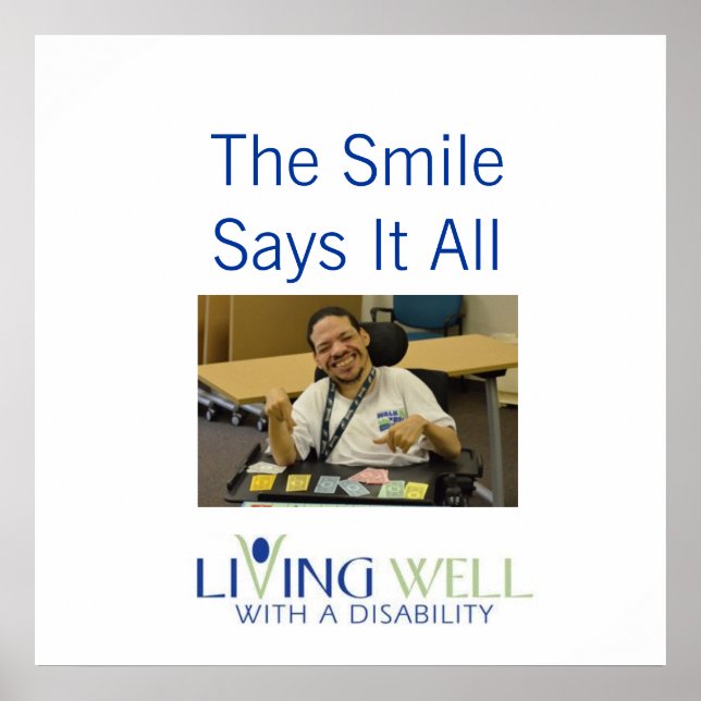 The Smile Says It All Poster (Front)