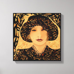 The Smile Within Me   by Lin Masters Canvas Print
