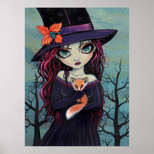 The Smirking Fox Witch and Red Fox Poster (Front)