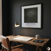 The Smith Family "Chief Architect" Blueprint Art P