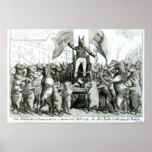 The Smithfield Parliament: Universal Suffrage Poster