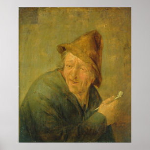 The Smoker, 1640 Poster