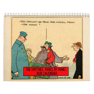 "The Smythes" Panel-by-Panel 2026 Wall Calendar