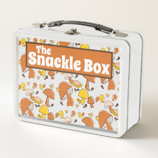 The Snackle Box Retro Mushroom Pattern