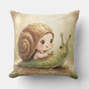 The Snail and the Magic of the Blossom Crowns.7 Cushion