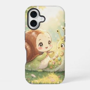 The Snail and the Magic of the Blossom Crowns iPhone 16 Case