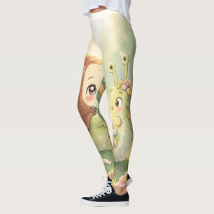 The Snail and the Magic of the Blossom Crowns Leggings