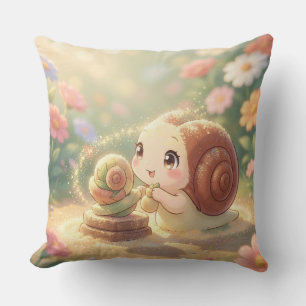 The Snail and the Magic of the Petals.5 Cushion
