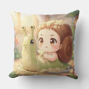 The Snail and the Magic of the Petals.6 Cushion