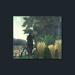 The Snake Charmer, 1907 Canvas Print<br><div class="desc">The Snake Charmer,  1907 | by Henri J.F. Rousseau | Art Location: Musee d'Orsay,  Paris,  France | French Artist | Image Collection Number: XIR7814</div>