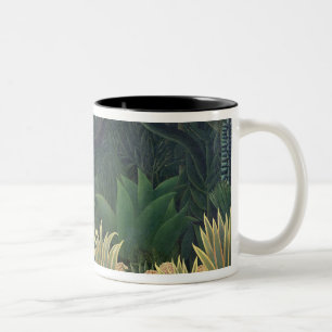 The Snake Charmer, 1907 Two-Tone Coffee Mug