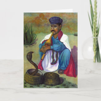 The Snake Charmer Holiday Card
