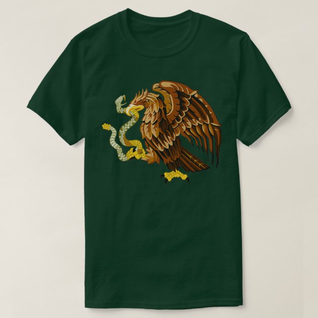 The Snake Eating Eagle  T-Shirt (Design Front)