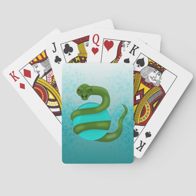 The Snake Playing Cards (Back)