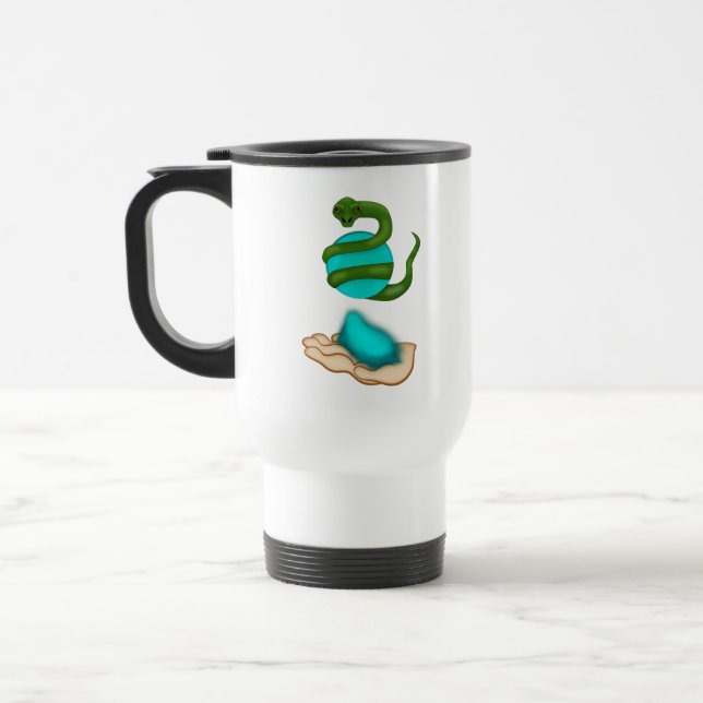 The Snake Travel Mug (Left)