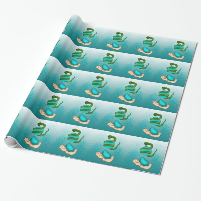 The Snake Wrapping Paper (Unrolled)