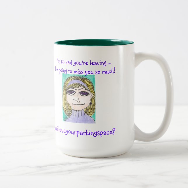 The Snooty Sisters Design Two-Tone Coffee Mug (Right)