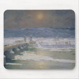 The Snow in the Auvergne, 1886 Mouse Mat