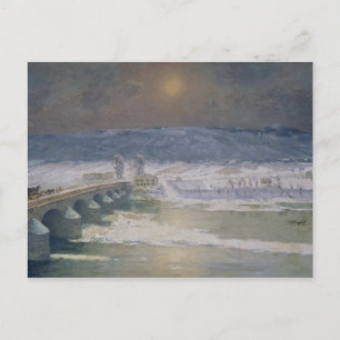 The Snow in the Auvergne, 1886 Postcard