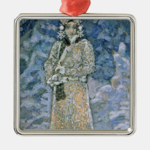 The Snow Maiden, a sketch for the Opera Metal Tree Decoration