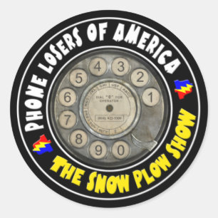 The Snow Plough Show Sticker