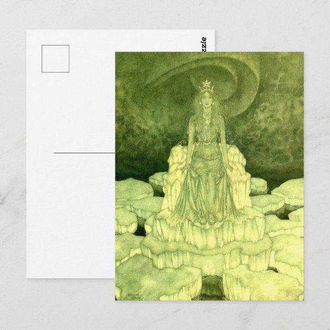 The Snow Queen by Edmund Dulac illustrations  Postcard (Front/Back)