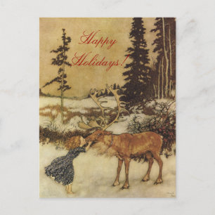 The Snow Queen Fairy Tale with Gerda Postcard