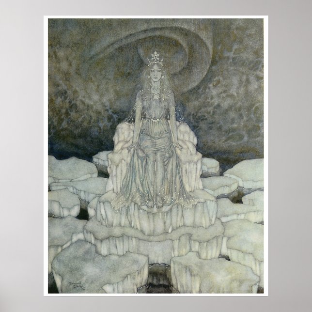The Snow Queen Poster by Edmund Dulac (Front)