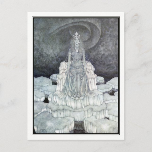 The Snow Queen's Palace by Edmund Dulac Postcard (Front)