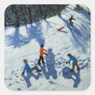The Snowman 2 Square Sticker
