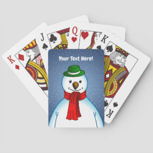 The Snowman and the Snowy Weather Playing Cards