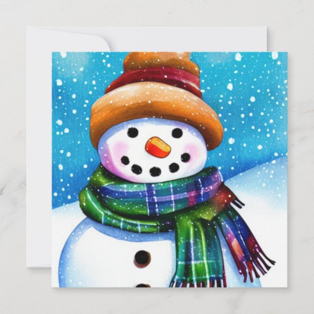 The Snowman Card (Front)