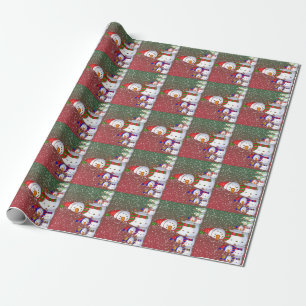 The Snowman Family - Wrapping Paper