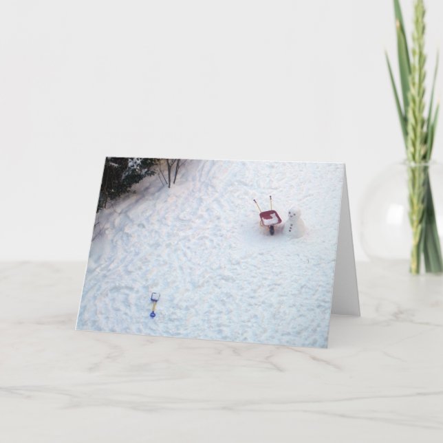 The Snowman Holiday Card (Front)