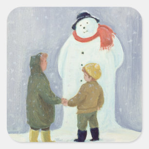 The Snowman Square Sticker