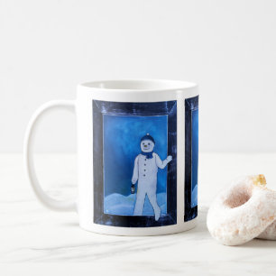 The Snowman's Escape Painting by Alfred Fox Coffee Mug