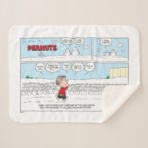 The Snowmen Welcome Linus Sherpa Blanket