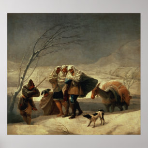 The Snowstorm, 1786-87 Poster