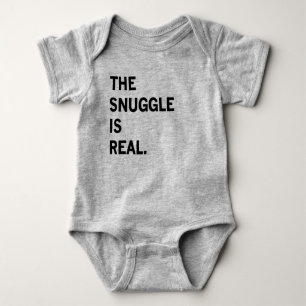 The Snuggle is Real Baby Romper Bodysuit