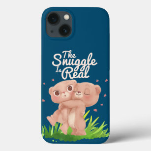 The Snuggle is Real Cute Bear Hugs Case-Mate iPhone Case