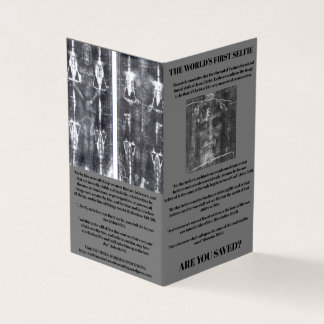 The Sober Warning Business Card