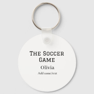 the soccer game football name fifa world cup year key ring